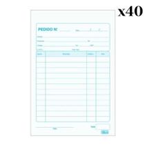 Talão De Pedido 1/32 Pequeno 40X2 Vias 80 Folhas TILIBRA Com 40 Unidades Talão De Pedido 1/32 Pequeno 40X2 Vias 80 Folhas TILIBRA Com 40 Unidades