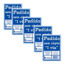 Talão de Pedido 1/36 1 Via 50 Folhas PT 20 - Tamoio Talão de Pedido 1/36 1 Via 50 Folhas PT 20 - Tamoio