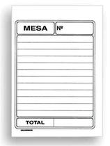 Talão Pedido Mesa Sem Carbono 2 Vias 50 Folhas São Domingos - SAO DOMINGOS