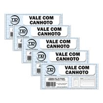 Talão Vale Com Canhoto - Com 20 Blocos de 50 Folhas