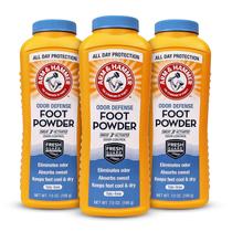Talco Arm & Hammer - Controle de Odor e Umidade - Pacote com 3 (200ml)