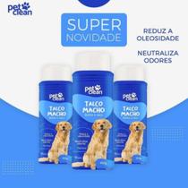 Talco Banho A Seco Para Cachorro e Gato Higiene Pet Neutraliza Odores 100g Talco Banho A Seco Para Cachorro e Gato Higiene Pet Neutraliza Odores 100g