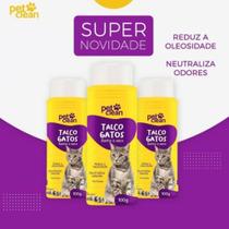 Talco Banho A Seco Para Cachorro e Gato Higiene Pet Neutraliza Odores 100g Talco Banho A Seco Para Cachorro e Gato Higiene Pet Neutraliza Odores 100g