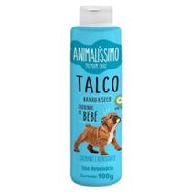 Talco Banho a Seco para Cães Cheirinho de Bebe em 100g Talco Banho a Seco para Cães Cheirinho de Bebe em 100g