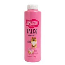 Talco Banho Seco Cachorro 100ml Animalíssimo Fêmeas Talco Banho Seco Cachorro 100ml Animalíssimo Fêmeas