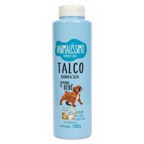 Talco Banho Seco Cães 100ml Animalíssimo Cheirinho de Bebe Talco Banho Seco Cães 100ml Animalíssimo Cheirinho de Bebe
