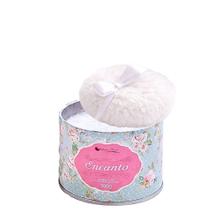 Talco Corporal Encanto Ninna Rosa com Pompom Aplicador 100g.