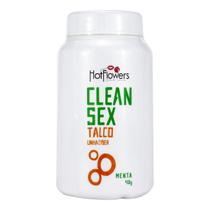 Talco higienizador cyberskin hot flowers clean sex 40g