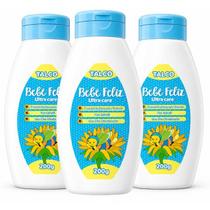 Talco Infantil Bebê Feliz 200g Pele Seca e Protegida com Toque Suave Talco Infantil Bebê Feliz 200g Pele Seca e Protegida com Toque Suave