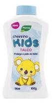 Talco infantil cheirinho kids protege a pele do bebê blue ou pink Pharma