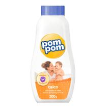 Talco Infantil Pom Pom 200Grs Previne Assaduras com Amido de Milho Bebê Baby