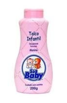 Talco infantil só baby rosa azul verde perfumado delicado 200g - SÓBABY Talco infantil só baby rosa azul verde perfumado delicado 200g - SÓBABY