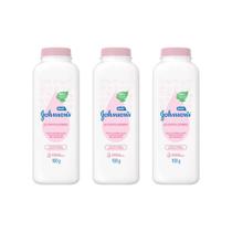 Talco Johnsons Baby Protetor Tradicional 100g - Kit C/ 3un