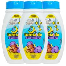 Talco Para Bebê Azul Infantil Turma do Soninho 200gr