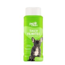 Talco para Cachorro e Gato Pet Clean 100g Banho a Seco Perfuma Neutraliza Odor Reduz a Oleosidade