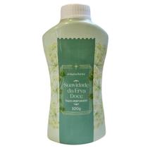Talco Perfumado Multiuso Suavidade da Erva Doce Abelha Rainha 100g Talco Perfumado Multiuso Suavidade da Erva Doce Abelha Rainha 100g