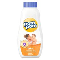 Talco Pom Pom com Amido de Milho Assadura Bebê 200g