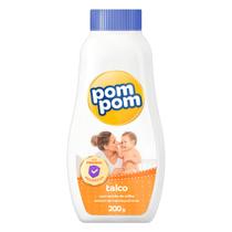 Talco Pom Pom Infantil para Bebês 200g