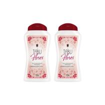 Talco Tabu 100G Flores - Kit Com 2Un