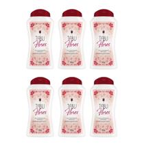 Talco Tabu 100G Flores - Kit Com 6Un
