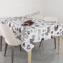 Talha De Mesa Retangular Impermeavel Termica Estampa Chicken