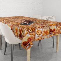 Talha De Mesa Retangular Impermeavel Termica Estampa Paes