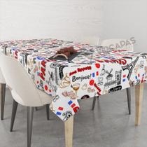 Talha De Mesa Retangular Impermeavel Termica Estampa Paris