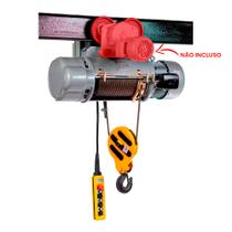 Talha Elétrica 2.000 Kg Cabo de Aço 9 metros Fixa 220/380v ITA Trifásico