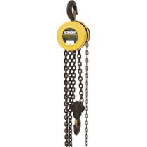 Talha Manual 1 Ton Elevação 3m Vonder com Corrente Gancho