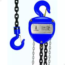 Talha Manual 1 Tonelada 1000 Kg Corrente 5 Metros Talha Manual 1 Tonelada 1000 Kg Corrente 5 Metros