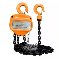Talha Manual 1 Tonelada KingNote Com Elevação 1000kg Corrente 5 Metros C/ Freio Duplo