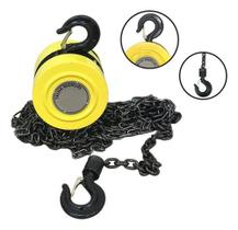 Talha Manual 1 Toneladas 1000 Kg Com Corrente 1,5 Metros Way Talha Manual 1 Toneladas 1000 Kg Com Corrente 1,5 Metros Way