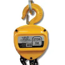 Talha Manual 2 Toneladas com Corrente 3 Metros SGTPRO - Sigma