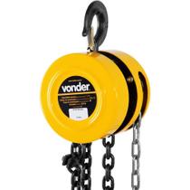 Talha Manual Corrente 1 Ton Elevação 5 Metros Vonder