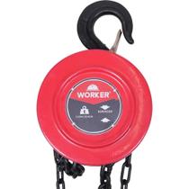Talha Manual Corrente 5,0 Toneladas 3 Metros Worker Talha Manual Corrente 5,0 Toneladas 3 Metros Worker