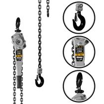 Talha Manual de Corrente Catraca Alavanca 3000kg 1,5 Metros Levantar Peso Elevação Erguer Carga CSM