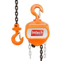 Talha Manual para 1 Tonelada com Gancho e Corrente 5m (lift510) Intech Machine
