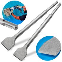 Talhadeira Sds Plus 14x40x250 Para Martelete Bosch, Makita, Dewalt - 2 Unidades