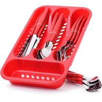 Talher Cj Cool Com Gaveteiro 24Pc Vm Talher Cj Cool Com Gaveteiro 24Pc Vm