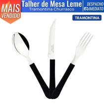 Talher de Mesa Faca Garfo Colher Leme em Aço Inox Tramontina