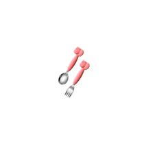 Talher infantil bebê colher garfo inox aprendizado teu baby