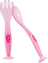 Talher Infantil Com Ventosa Rosa Clingo