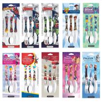 Talher Infantil Disney Inox Simonaggio Princesa Frozen Minnie Carros Toy Store Unicornio Chaves