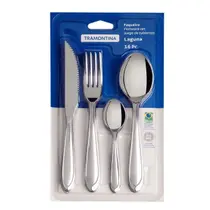 Talher Tramontina Garfo Faca Colher aço inox Jogo 16 Peças