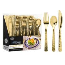 Talheres de plástico Lillian Tablettings Extra Heavyweight Gold