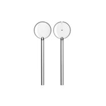 Talheres de Servir Salada 28cm BPA Free- Tiffany - Transparente - Guzzini