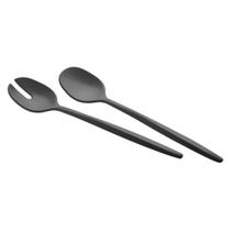 Talheres de Servir Salada My Fusion em Plástico Reciclado Preto Guzzini