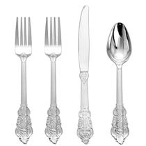 Talheres descartáveis Supernal Silver 360 unidades (garfos, colheres, facas)