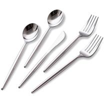 Talheres descartáveis SUT Silver Plastic 150 unidades (50 garfos, 50 colheres, 50 facas)