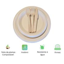 Talheres E Pratos Sustentáveis Refeição E Sobremesa 50 Cd Talheres E Pratos Sustentáveis Refeição E Sobremesa 50 Cd